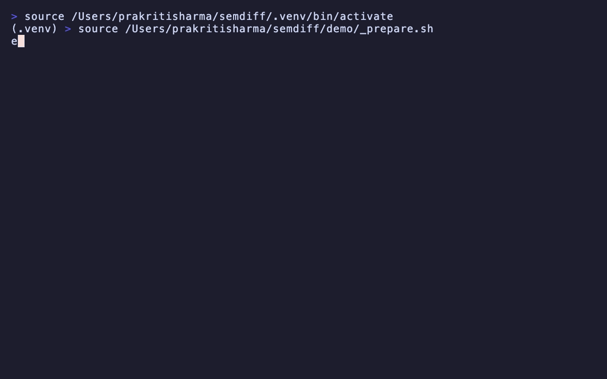 semdiff — Conflict-Aware Structural Merge Engine screen recording